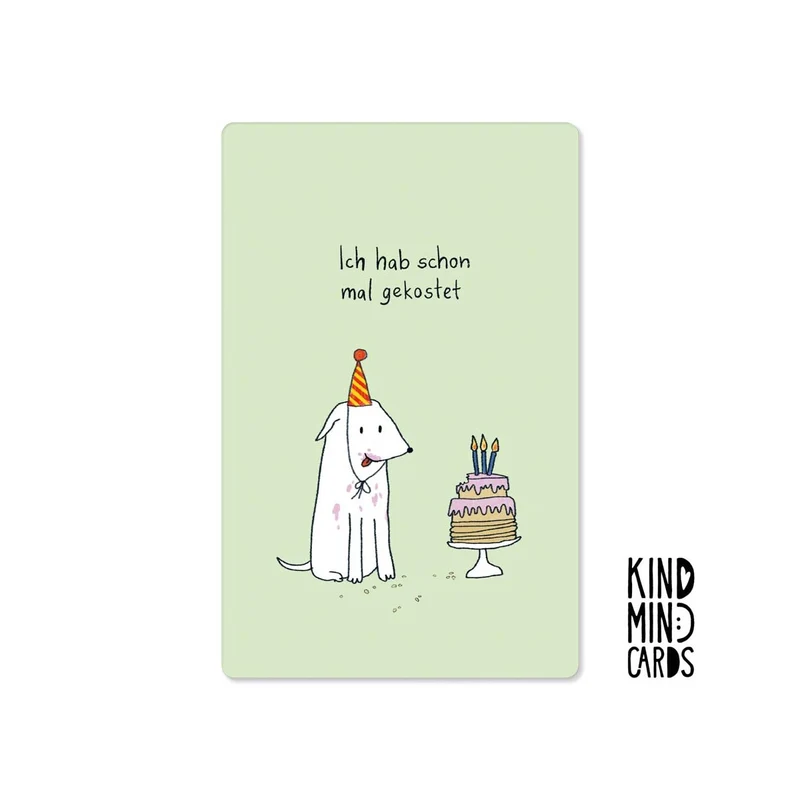 Kind Mind Card "Ich hab schon mal gekostet"