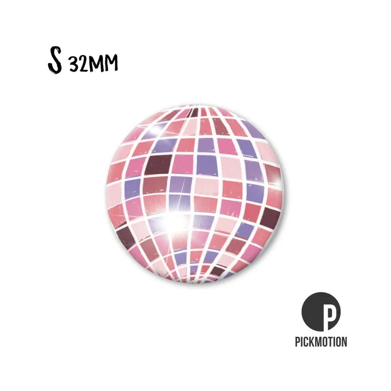 Magnet rund 32mm "Disco Ball"