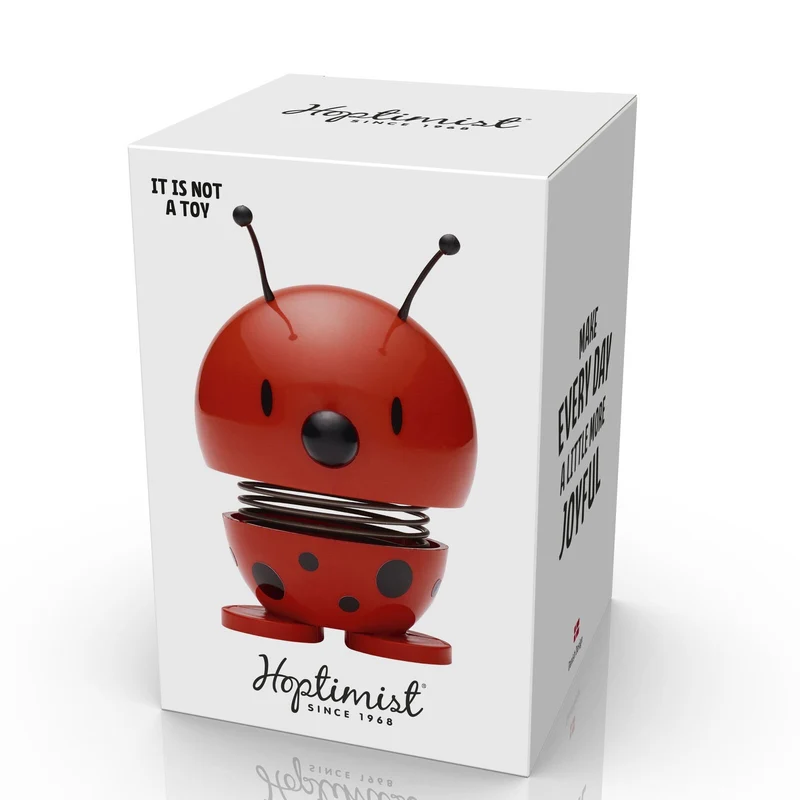 Hoptimist Ladybird – Marienkäfer Dekofigur | Skandinavisches Design