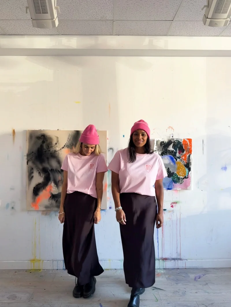 ELISA KLINKENBERG X BWG BEING SOFT OFT T-Shirt rosa
