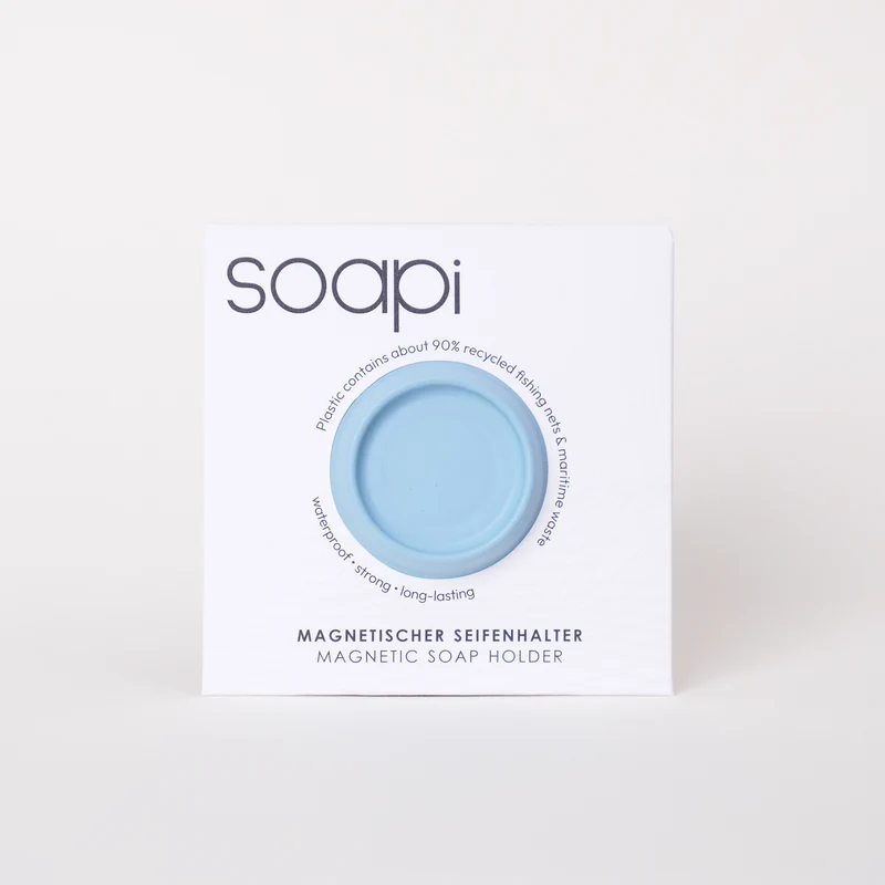 Soapi - magnetischer Seifenhalter -blau