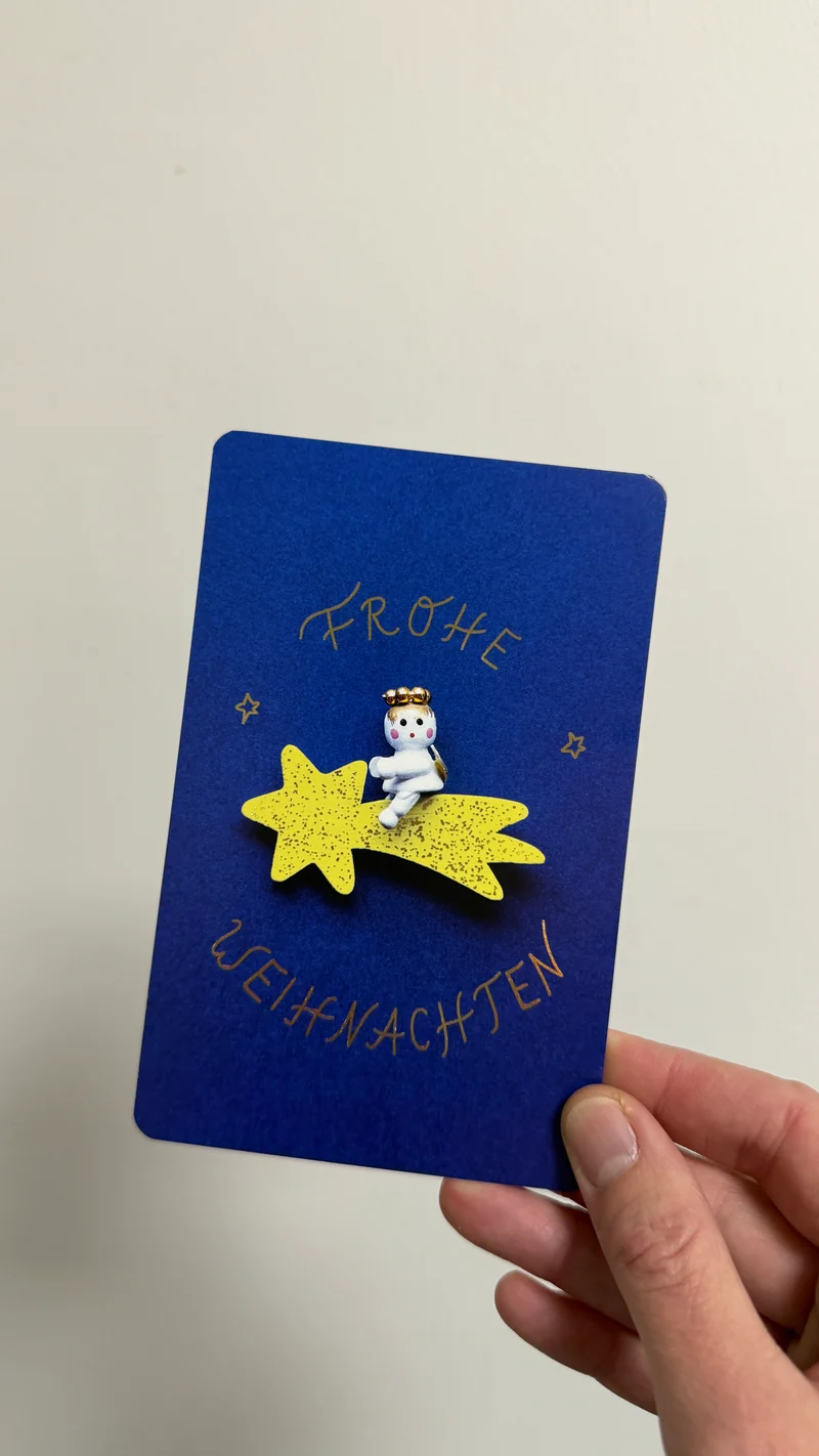 Kind Mind Card "Frohe Weihnachten Sternschnuppe"