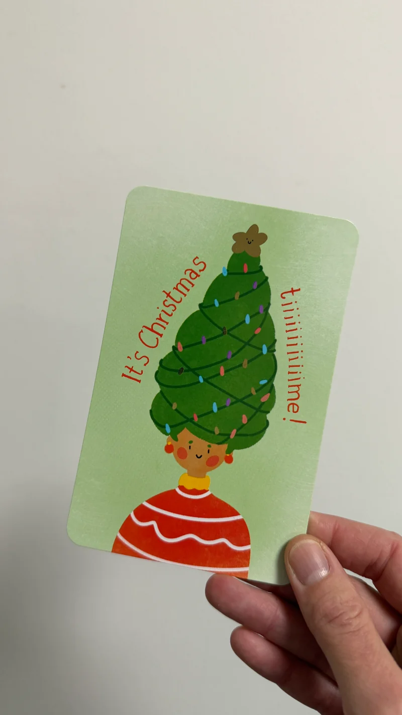 Kind Mind Card "It`s Christmas tiiime"