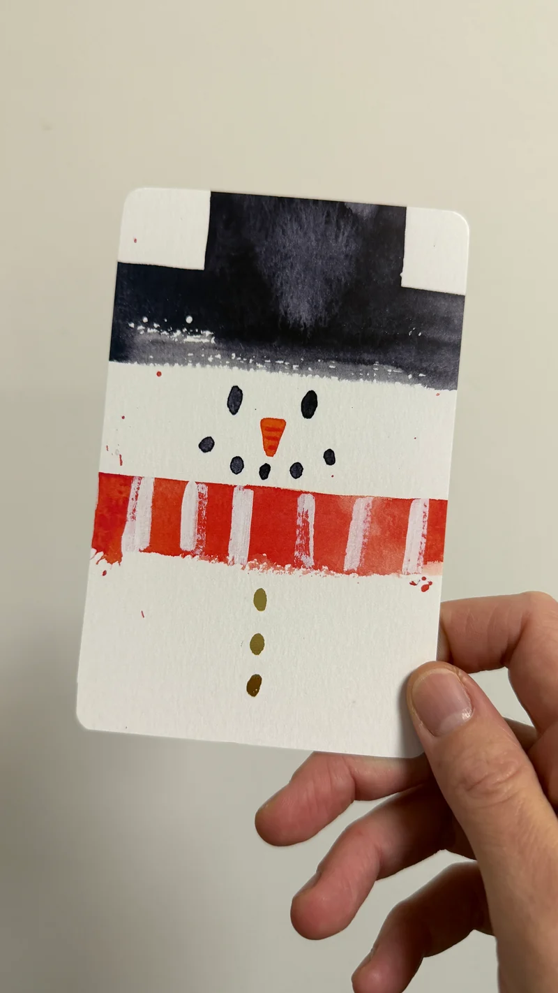 Kind Mind Card "Snowman"