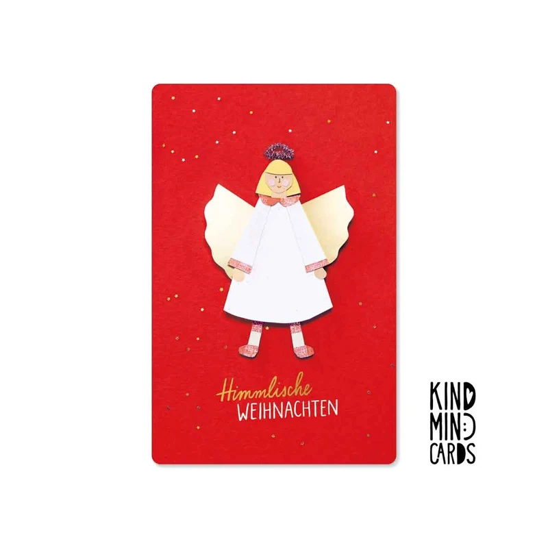 Kind Mind Card "Himmlische Weihnachten Engel"
