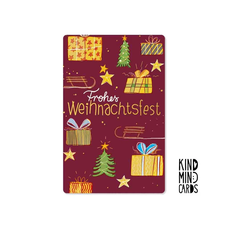 Kind Mind Card "Frohes Weihnachtsfest"