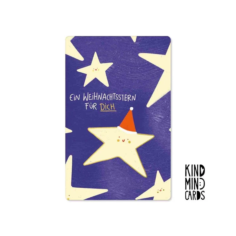 Kind Mind Card "Weihnachtsstern für Dich"