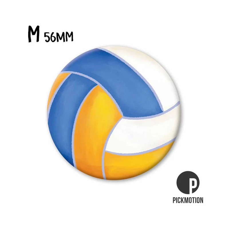 Magnet rund 56mm "Volleyball"