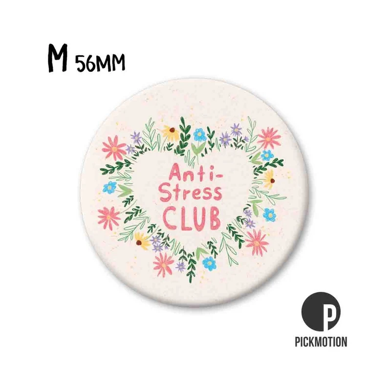 Magnet rund 56mm "Anti-Stress Club"