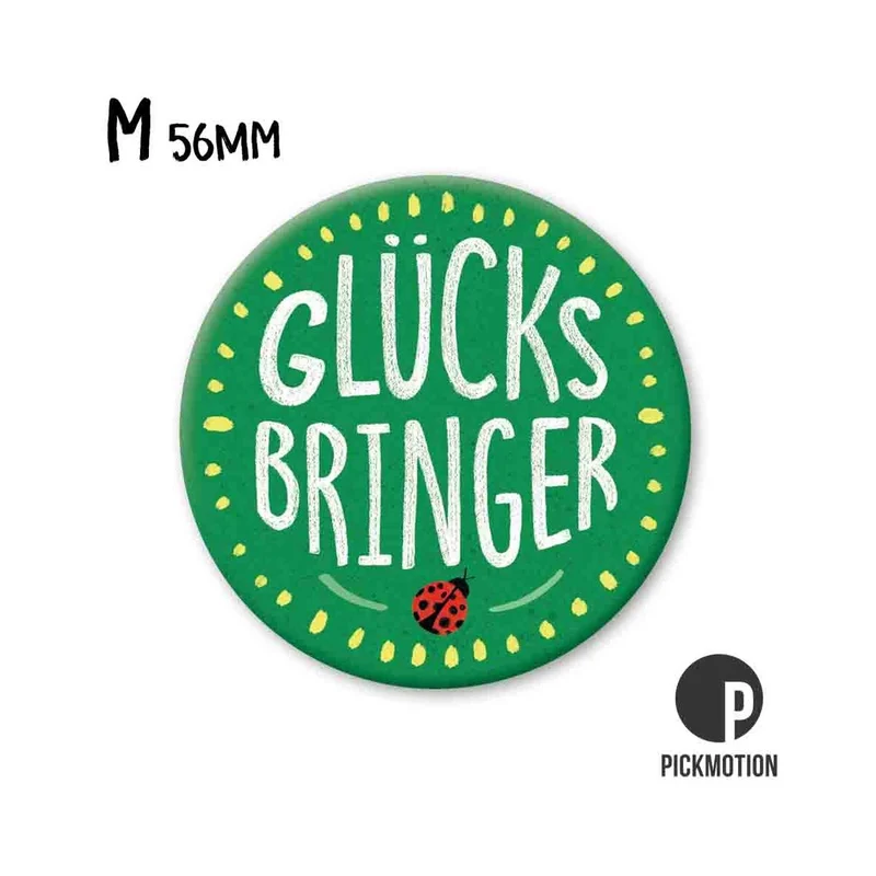 Magnet rund 56mm "Glücksbringer"