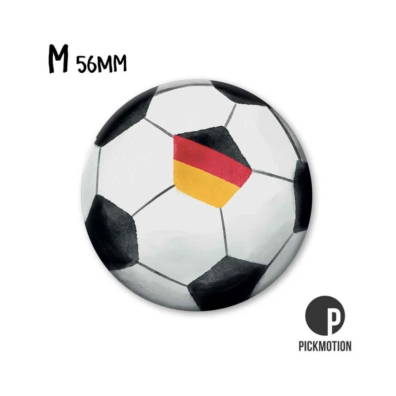 Magnet rund 56mm "Fussball Germany"