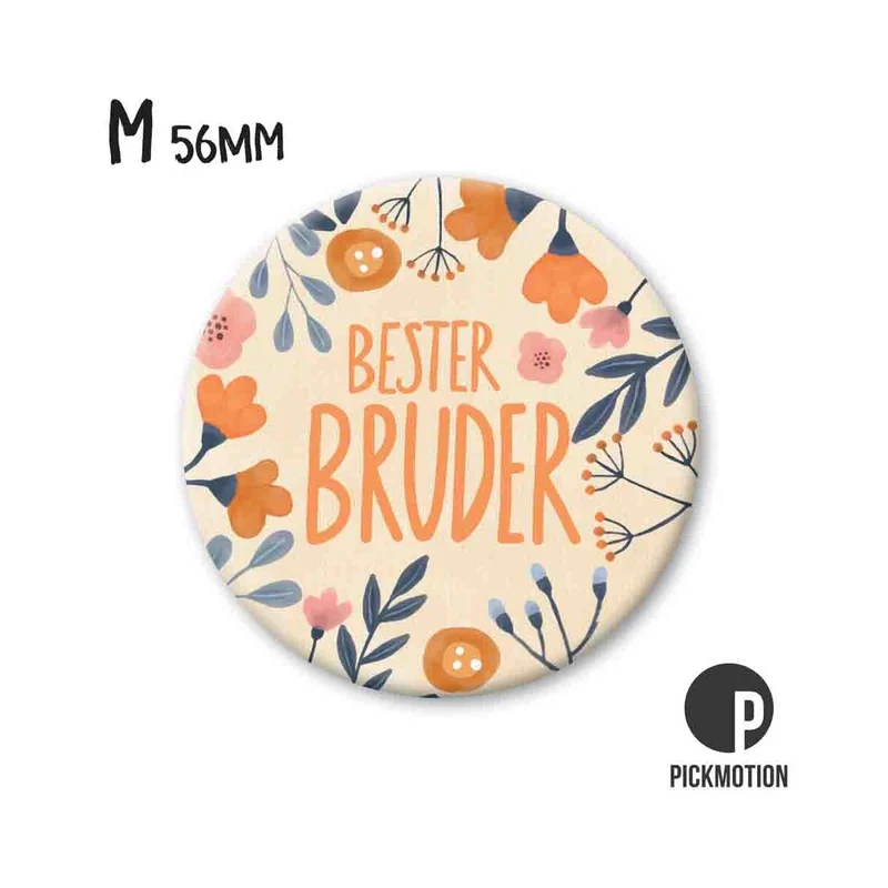 Magnet rund 56mm "Bester Bruder"