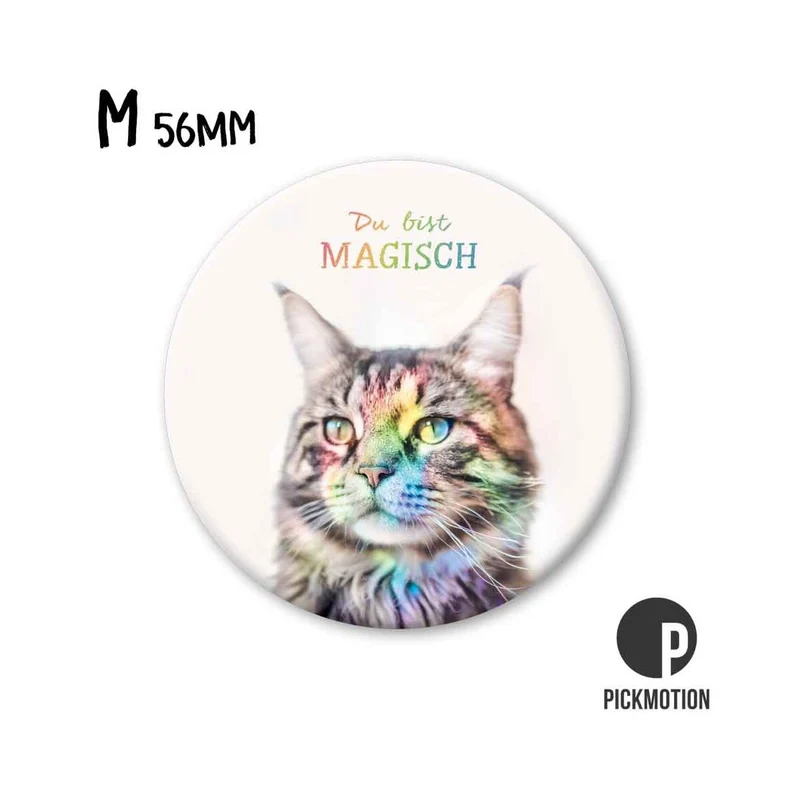 Magnet rund 56mm "Du bist magisch"