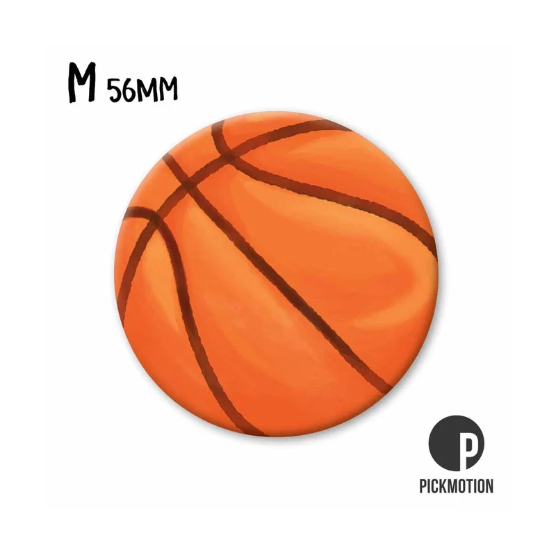 Magnet rund 56mm "Basketball"