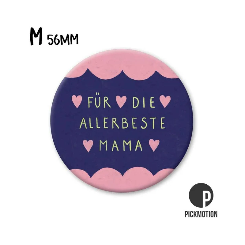 Magnet rund 56mm "Für die allerbeste Mama"