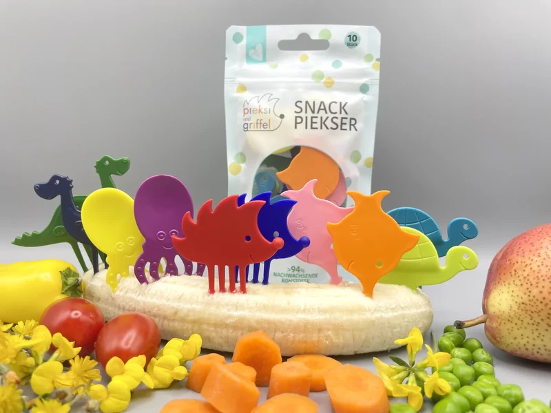 Gemischtes Snackpiekser Set "Tropical Ten" von Pieksi & Griffel, 10er Set