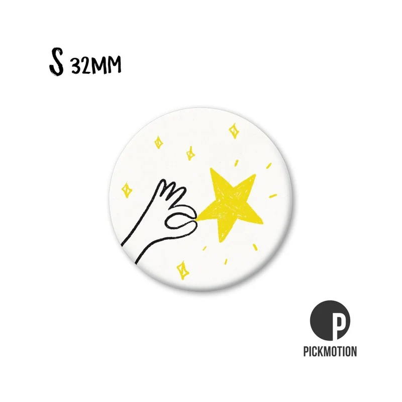 Magnet rund 32mm "Catch a Star"