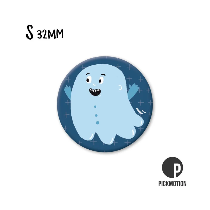 Magnet rund 32mm "Ghost"