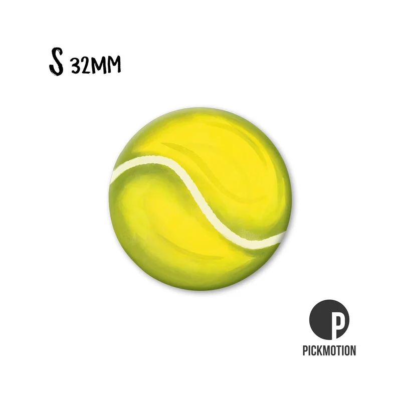 Magnet rund 32mm "Tennis"