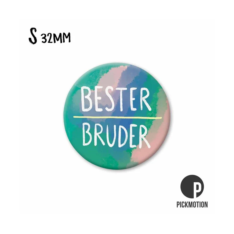 Magnet rund 32mm "Bester Bruder"