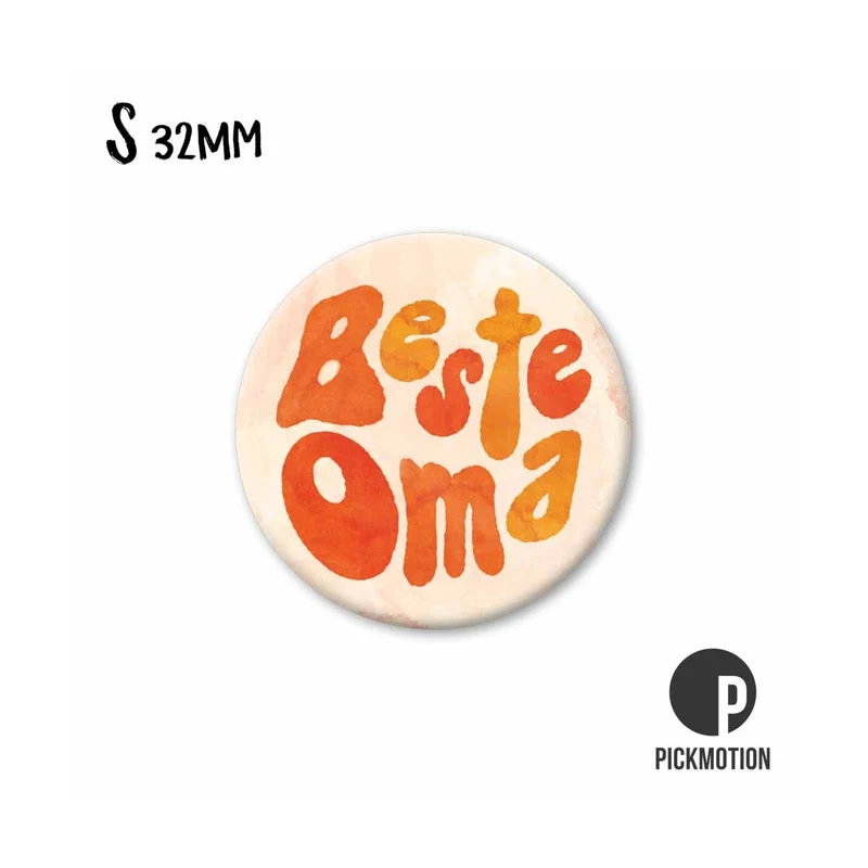 Magnet rund 32mm "Beste Oma"