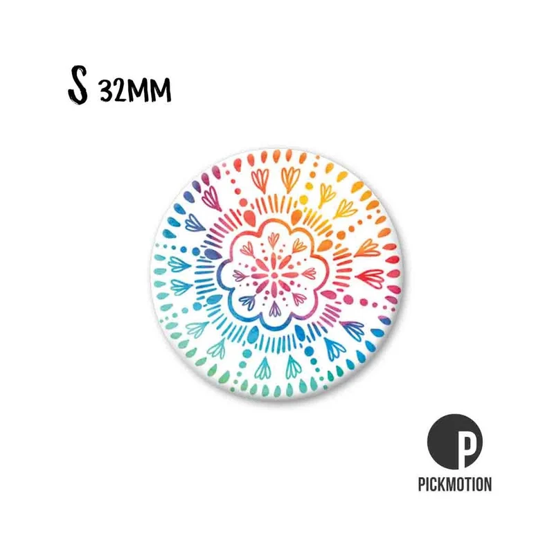Magnet rund 32mm "Mandala 05"