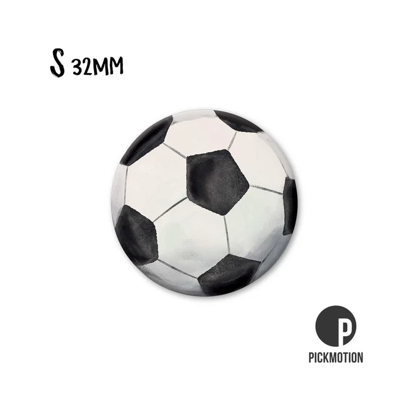 Magnet rund 32mm "Fussball"