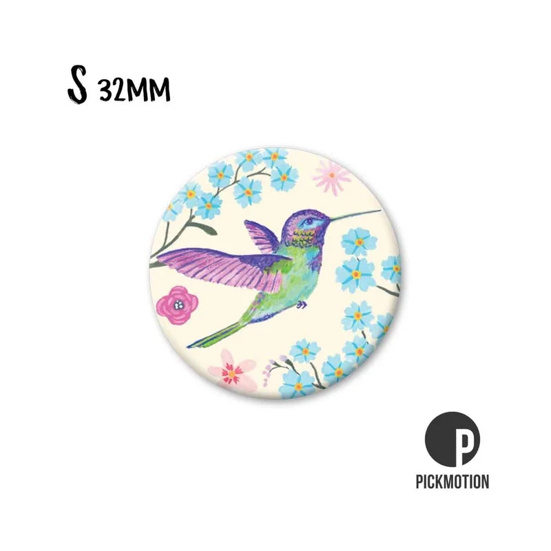 Magnet rund 32mm "Kolibri"
