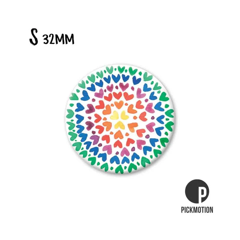 Magnet rund 32mm "Mandala 03"