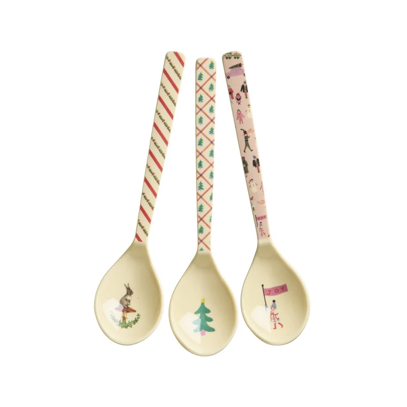Rice Melamin Teelöffel Christmas Edition verschiedene Motive