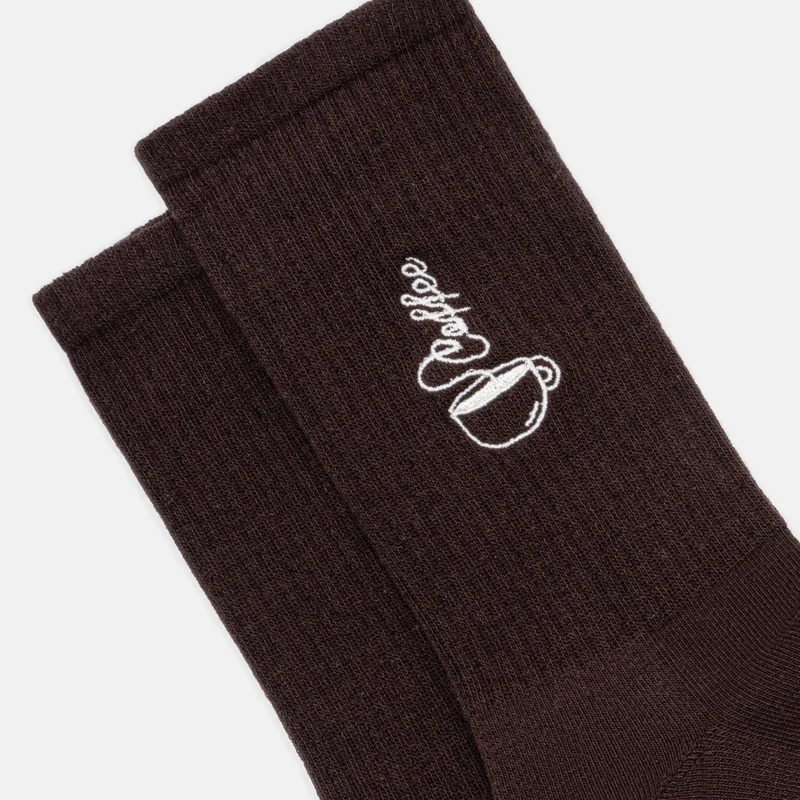 Tennissocken Kaffee