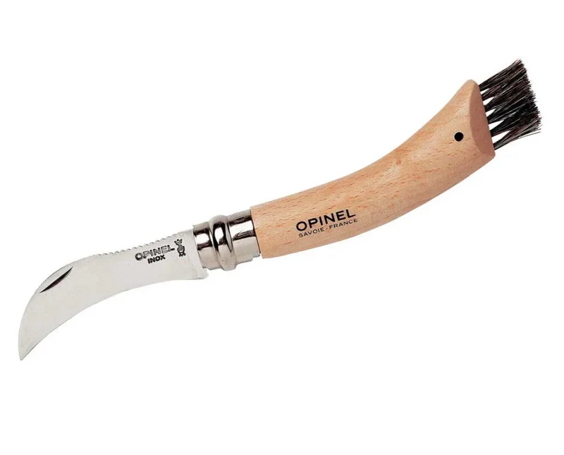 Opinel No 08 Pilzmesser mit Bürste
