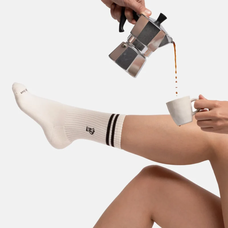 Tennissocken Mokka