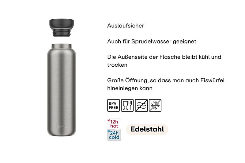 Thermoflasche Ellipse 900 ml - verschiedene Farben