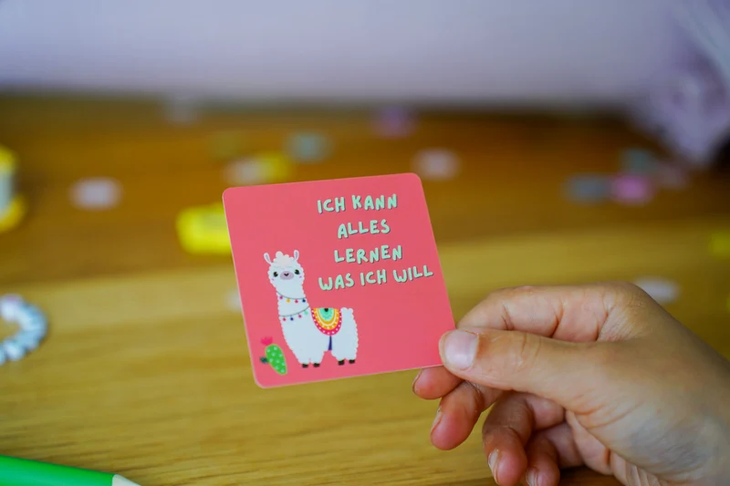 Motivationskarten für Schulkinder