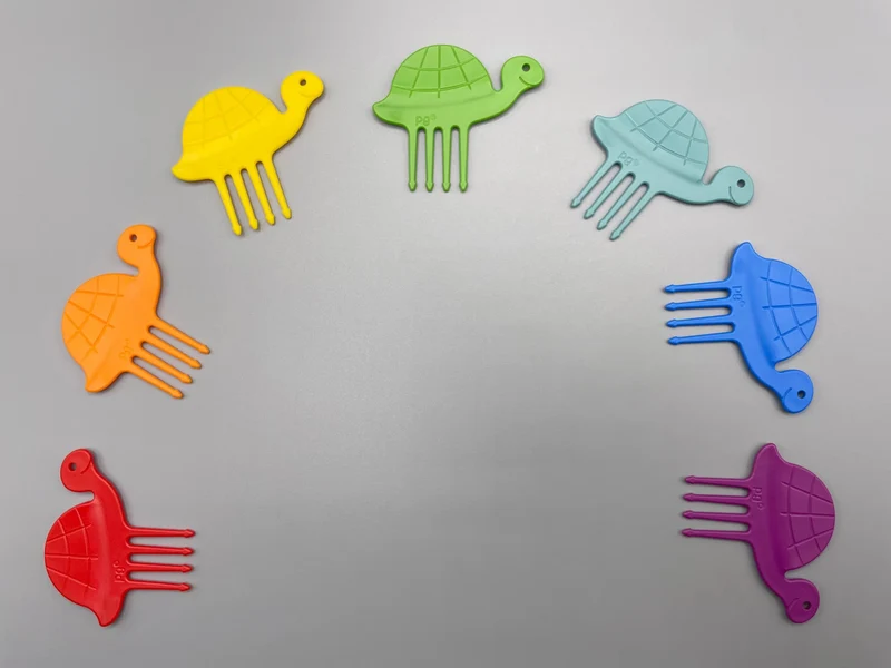 Pieksi 7er Set Schildkröte Turtle Rain