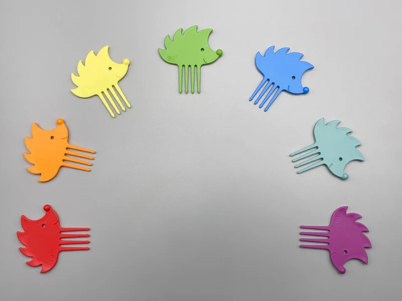 Pieksi 7er Set Igel Rainbow