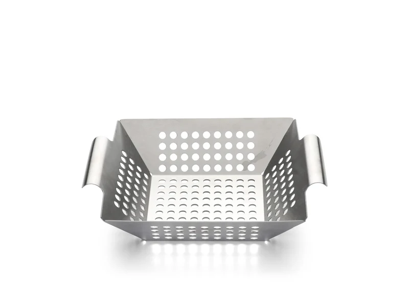 Grillkorb aus Edelstahl 21 x 21 cm