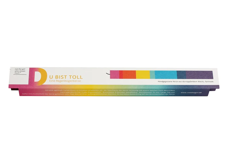 „Du bist toll“ Grußkerzen
