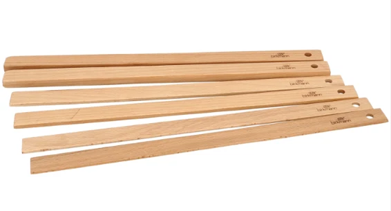 Ausroll-Hölzer aus Buchenholz, 35 cm Länge