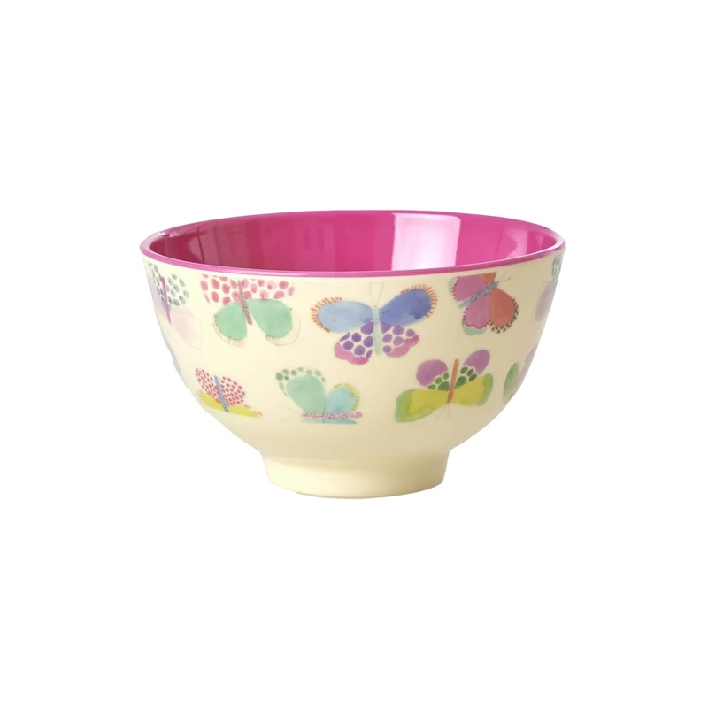 Kleine Schüssel - Pink - Butterfly Print