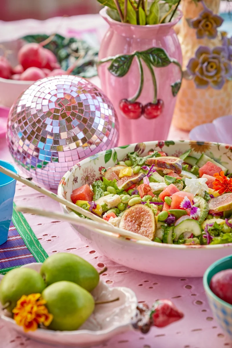 Salatschüssel - Pink - Floras Dream Print