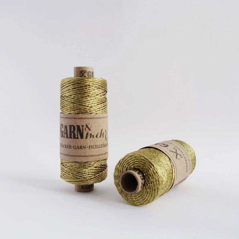 Bäcker-Garn, Gold (1mm)
