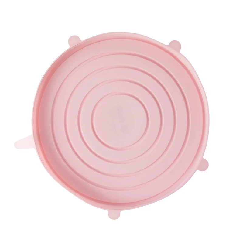 Silikondeckel für Salatschüssel rosa