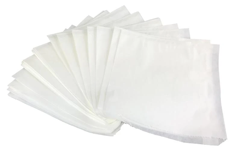 Recycled flat bag 17.7 x 17.7cm - white