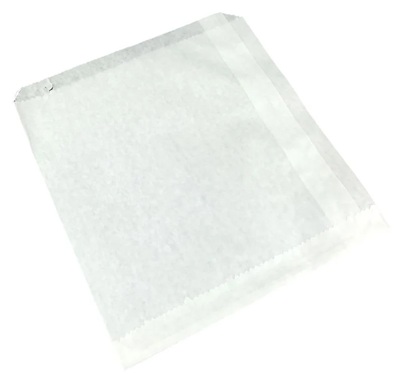 Recycled flat bag 17.7 x 17.7cm - white