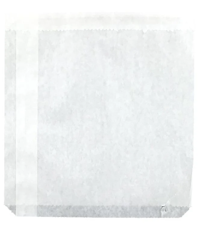 Recycled flat bag 17.7 x 17.7cm - white