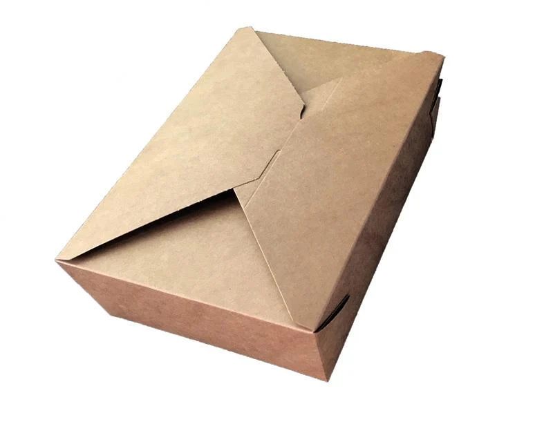 No.2 food carton 1500ml (19.5 x 14 x 5cm) - kraft