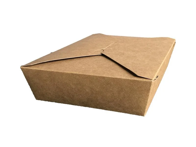 No.2 food carton 1500ml (19.5 x 14 x 5cm) - kraft