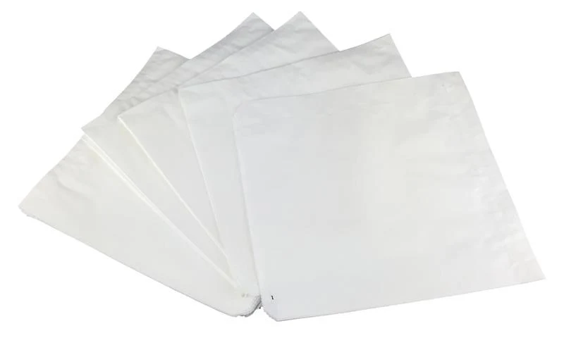 Recycled flat bag 25.4 x 25.4cm - white